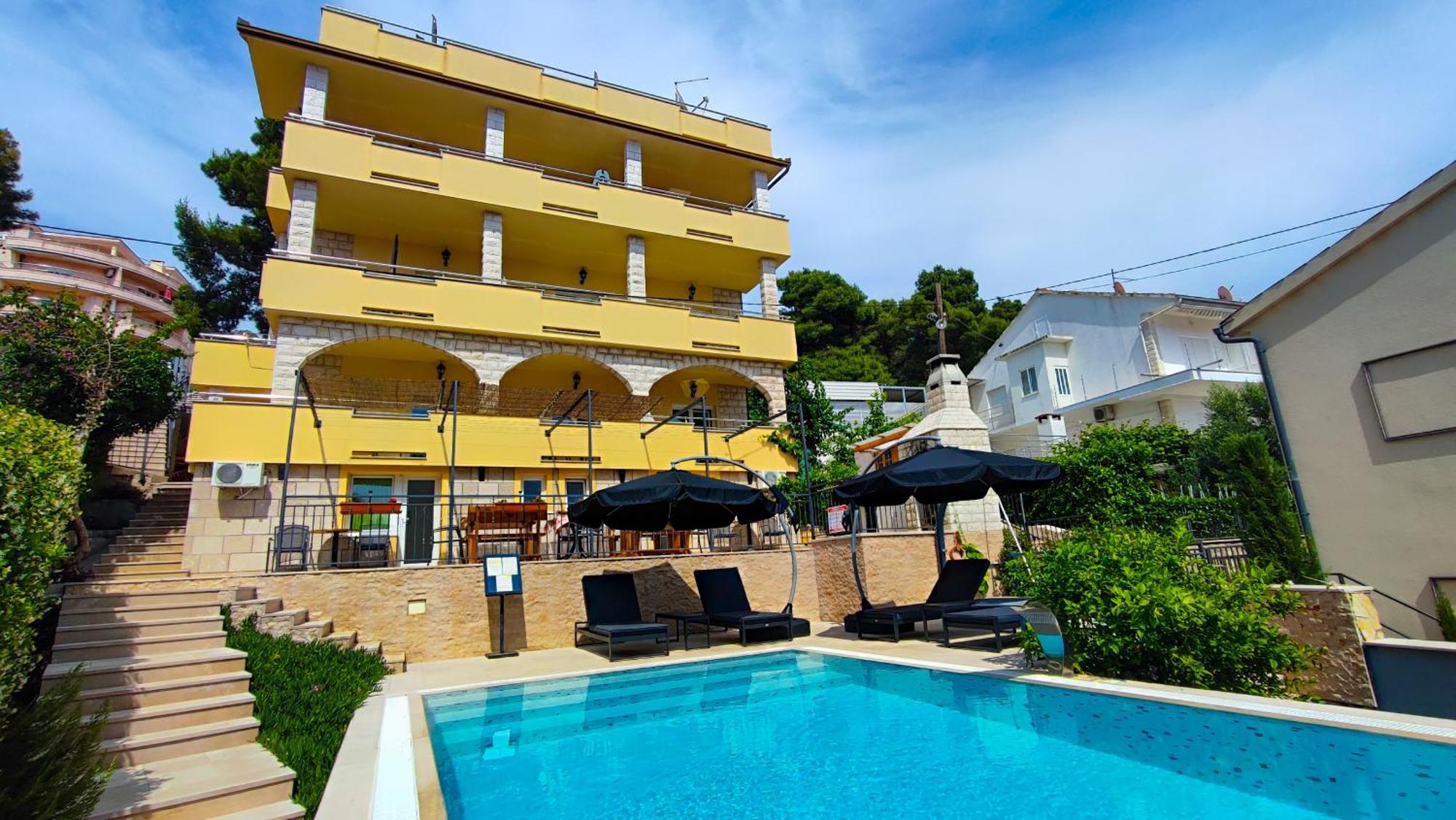 Villa Penava, Private Beach, Pool And 7Min To Trogir Exteriér fotografie